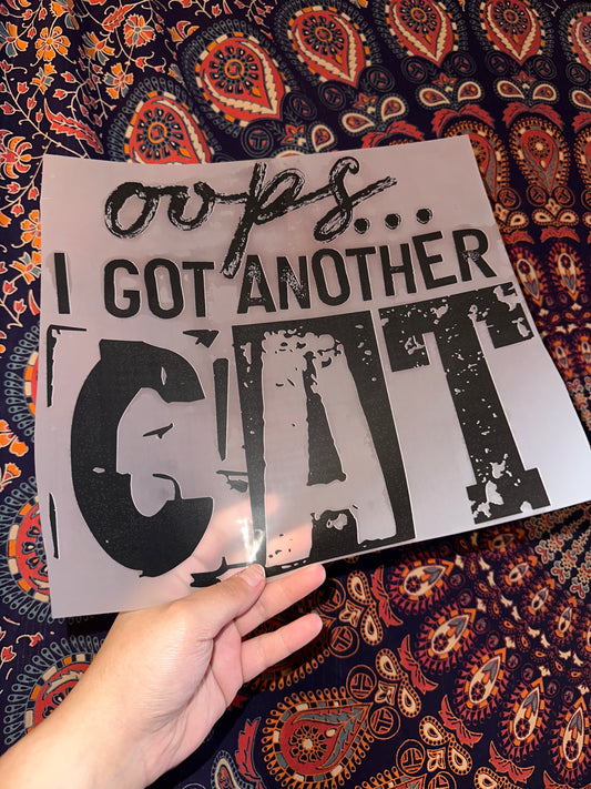 Oops… I Got Another Cat- B116