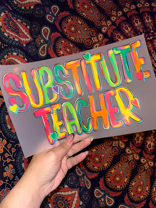 Substitute Teacher - E