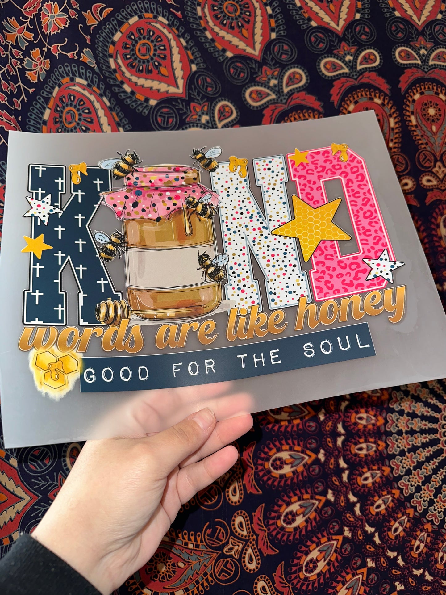 Kind Words Are Like Honey Good For The Soul -C