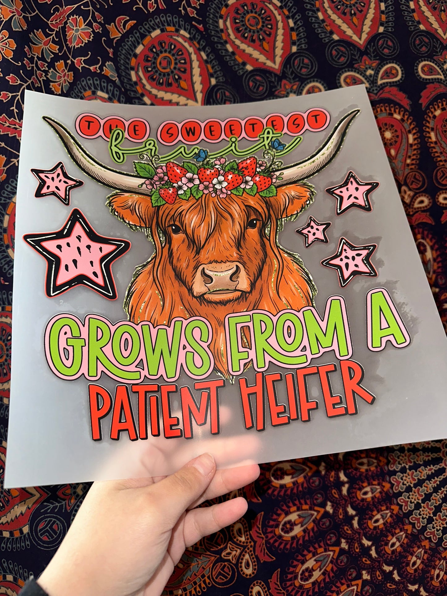 The Sweetest Fruit Grows From A Patient Heifer -C