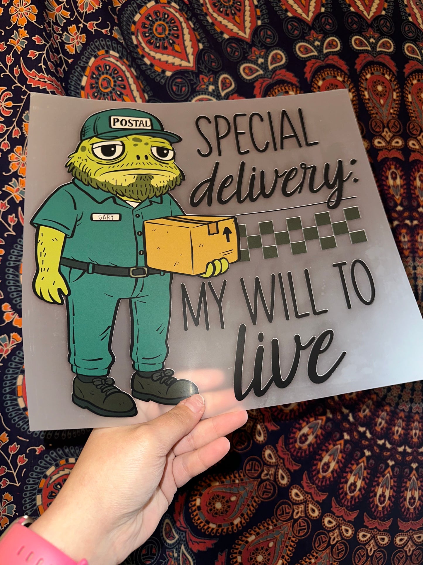 Special Delivery My Will To Live- H
