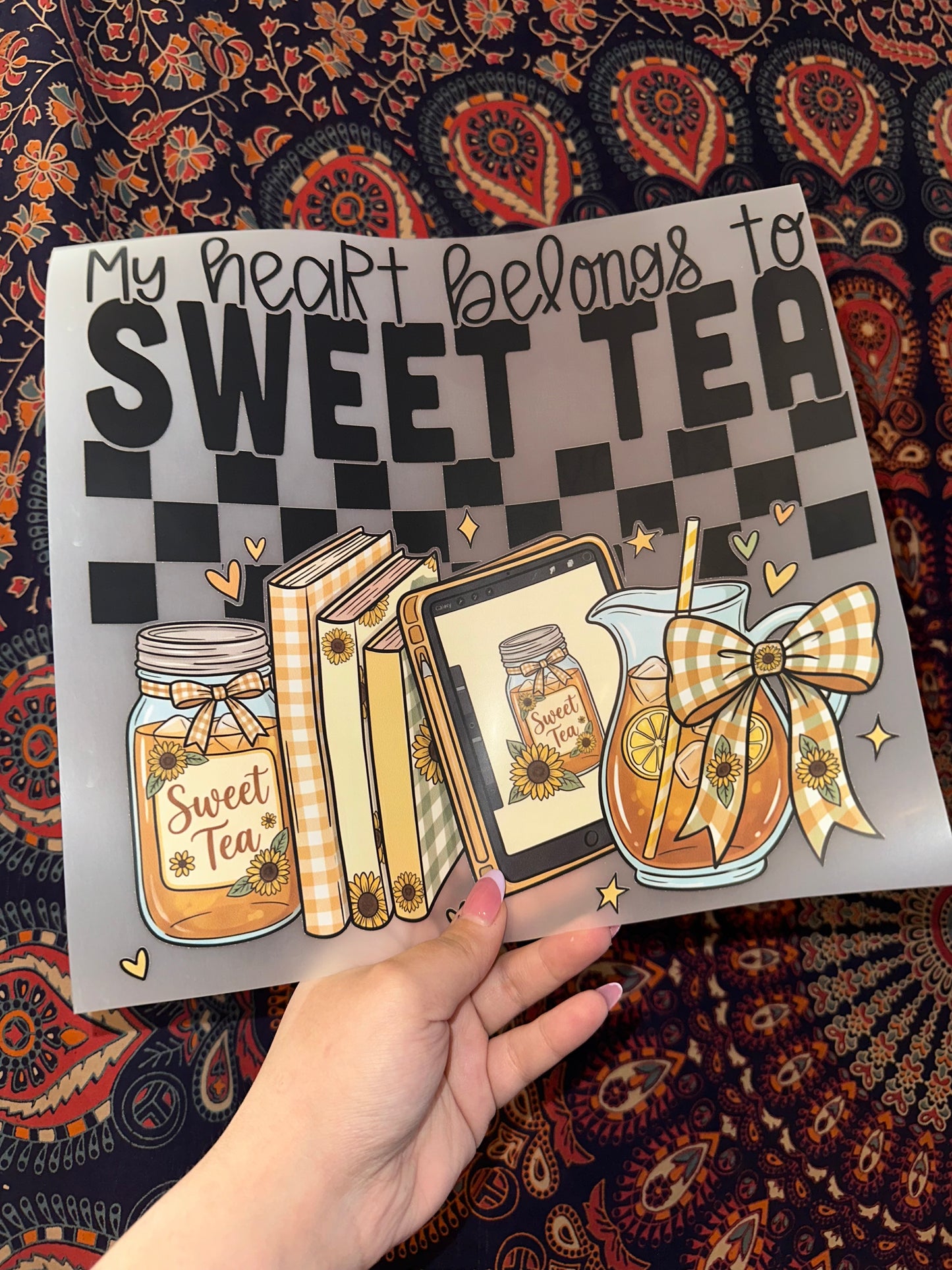 My Heart Belongs To Sweet Tea -C