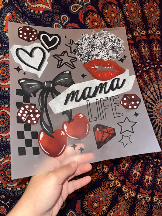 Mama Life Checkered -B77