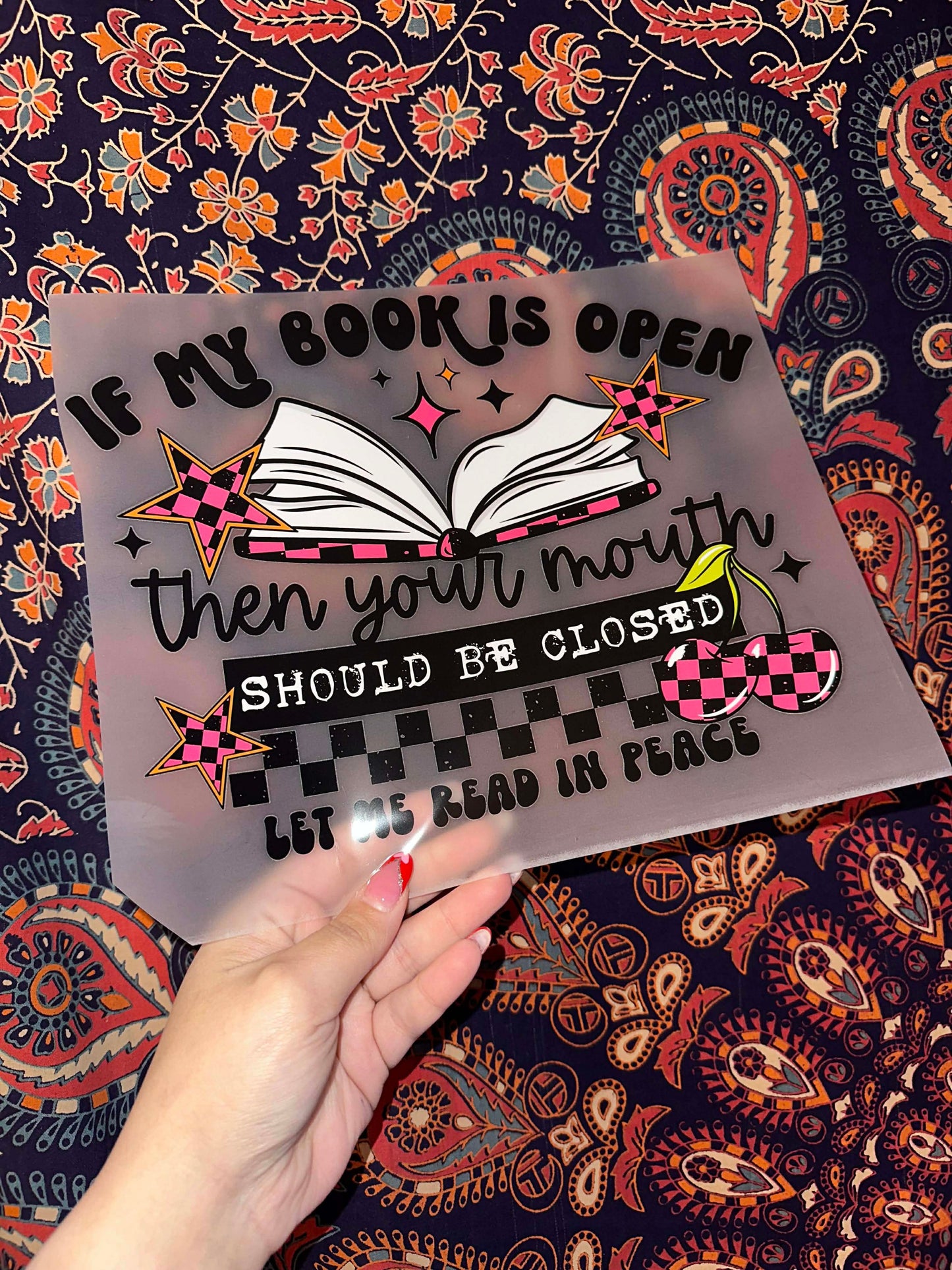 If My Book Is Open- C