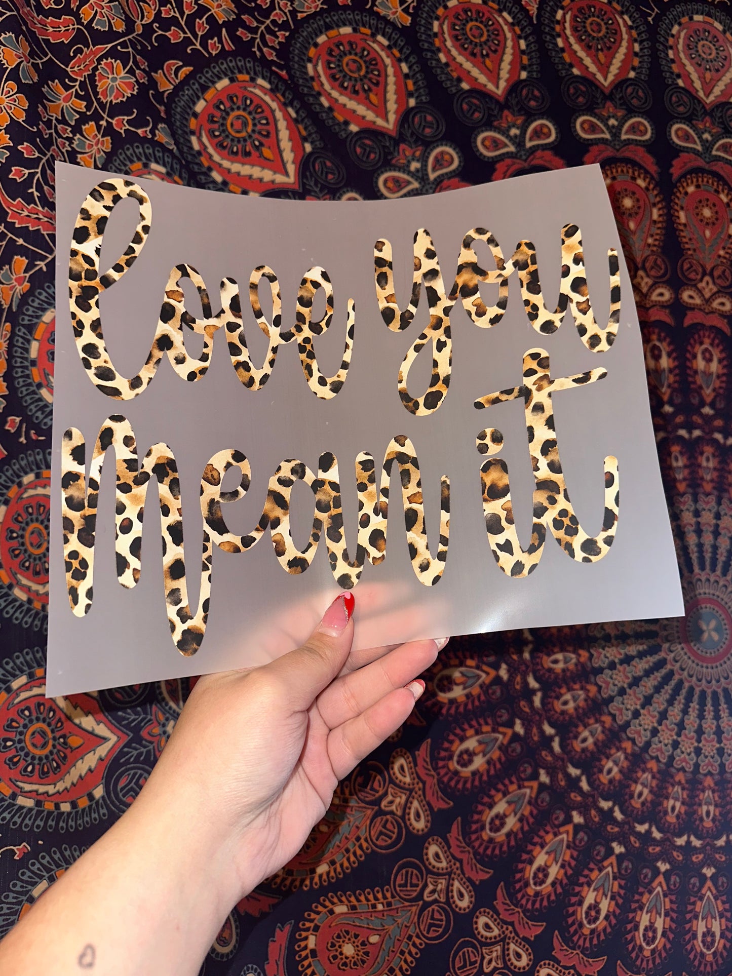 Love You Mean It Leopard- A20