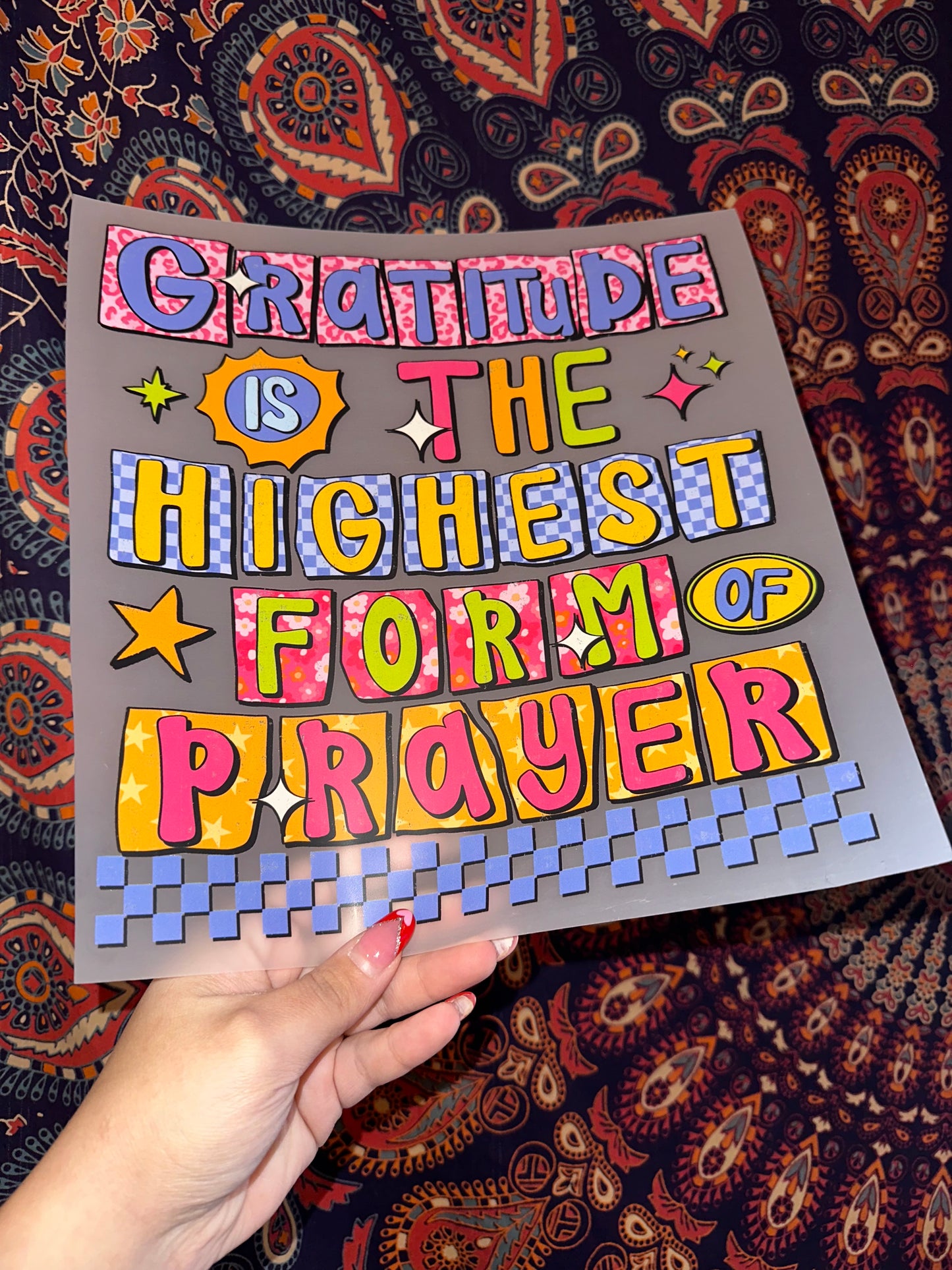 Gratitude Is The Highest Form Of Prayer