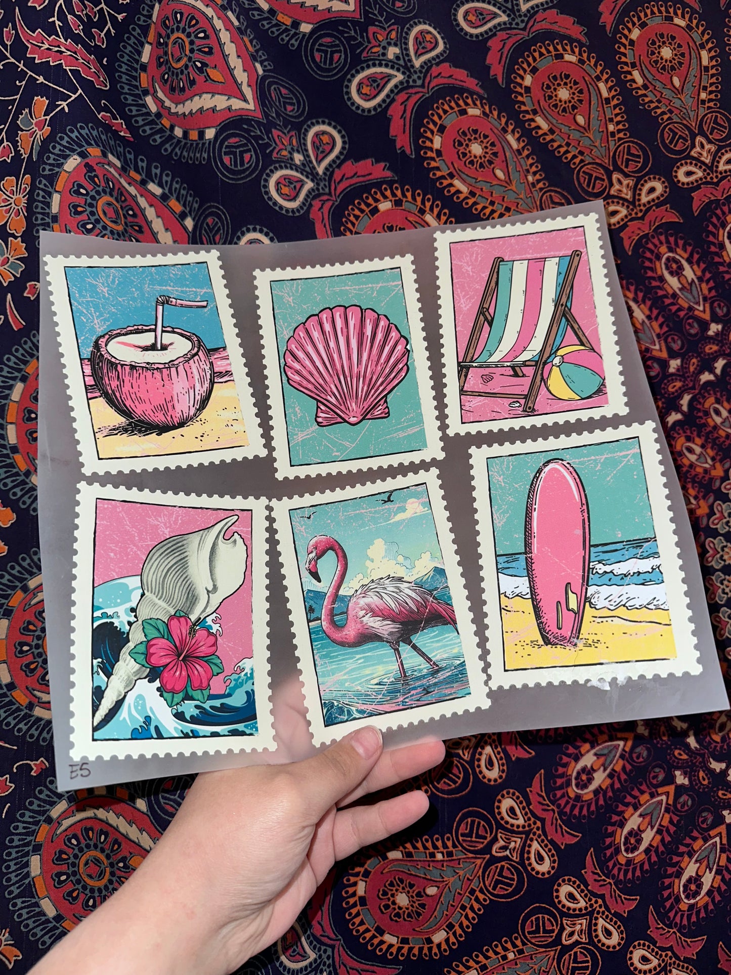 Summer Stamps- E5
