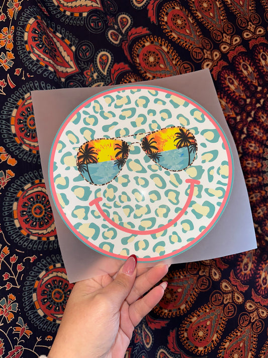 Sunglasses Leopard Smiley