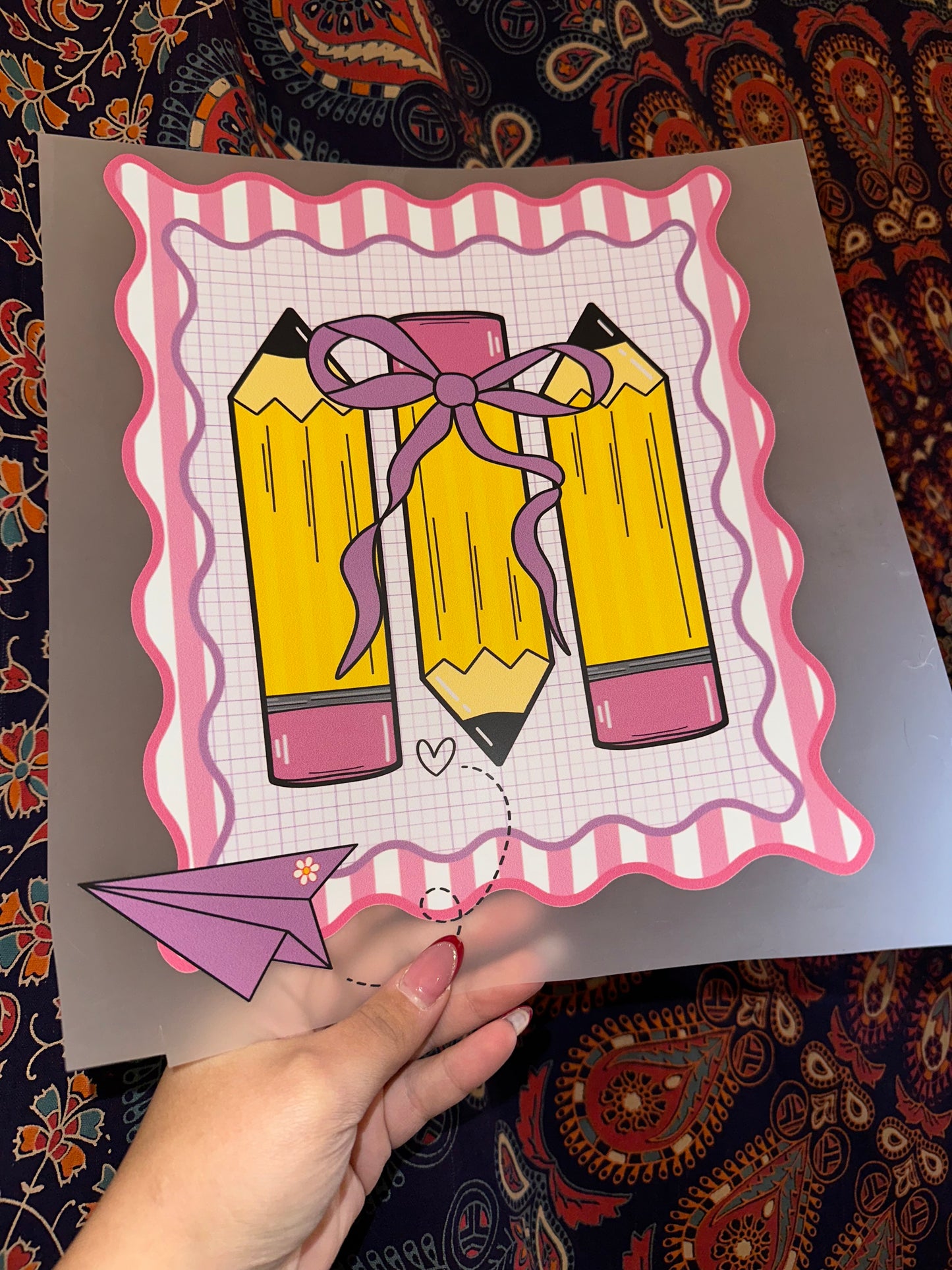 Pencil Frame Bow - E