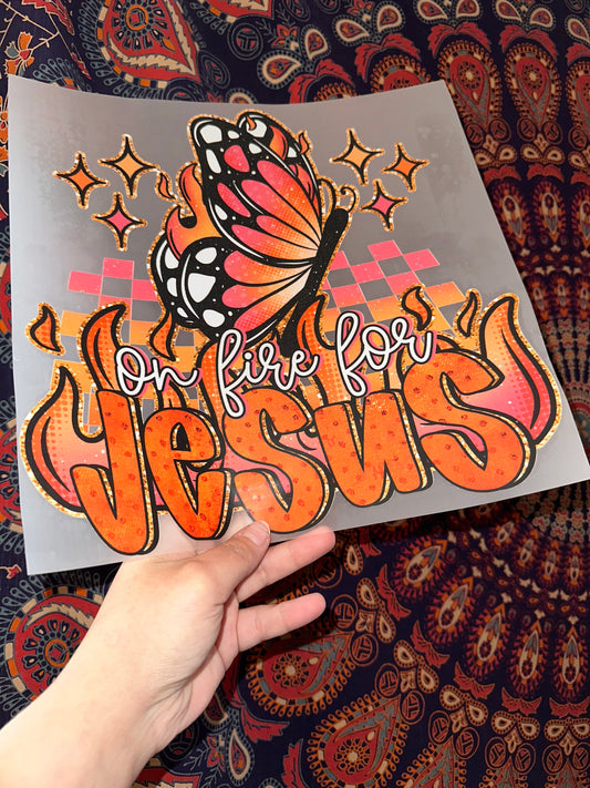 On Fire For Jesus -H