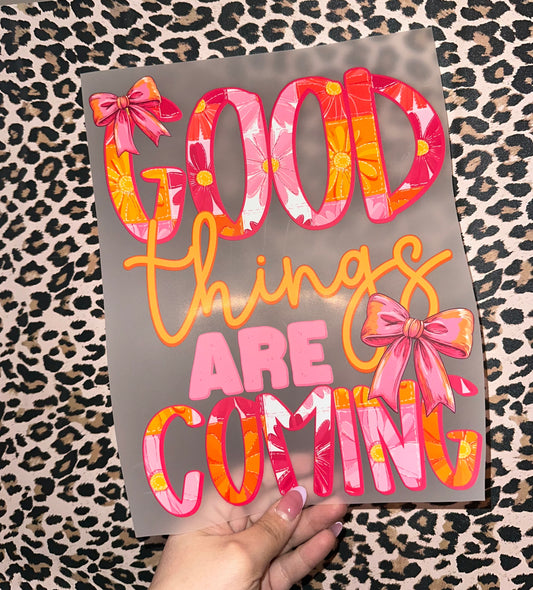 Good Things Are Coming - G