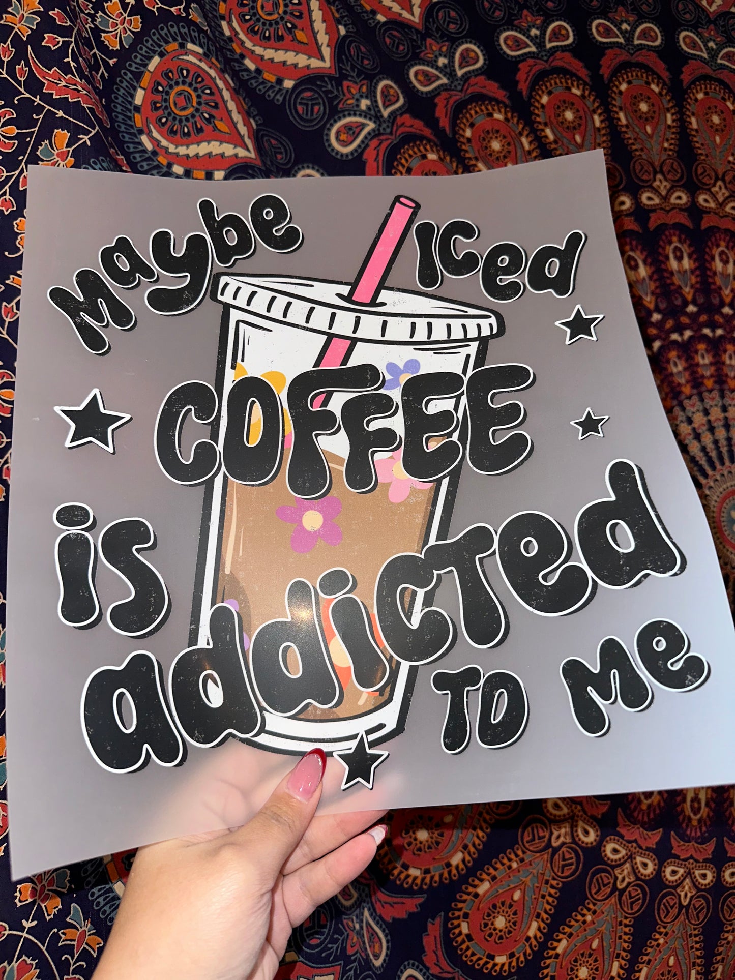Maybe Iced Coffee Is Addicted To Me