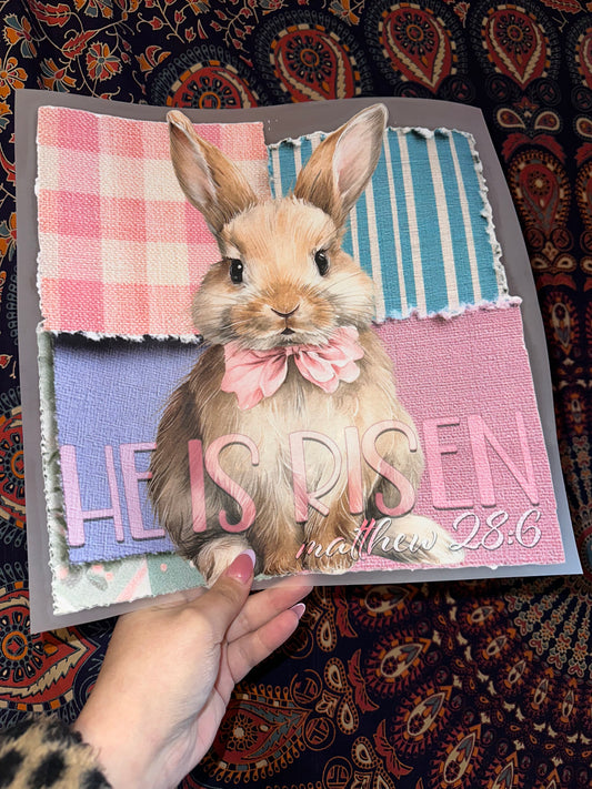 He Is Risen Bunny -B