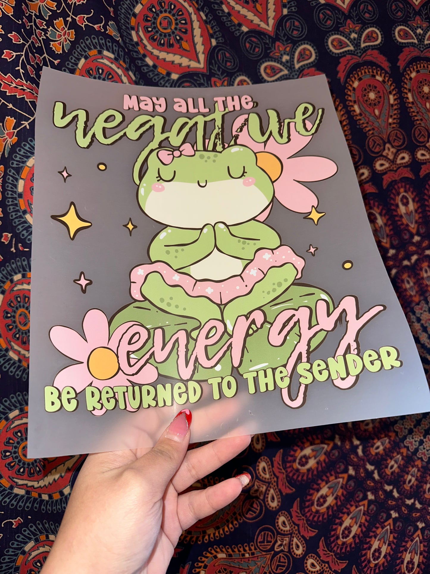 May All The Negative Energy Be Returned To The Sender