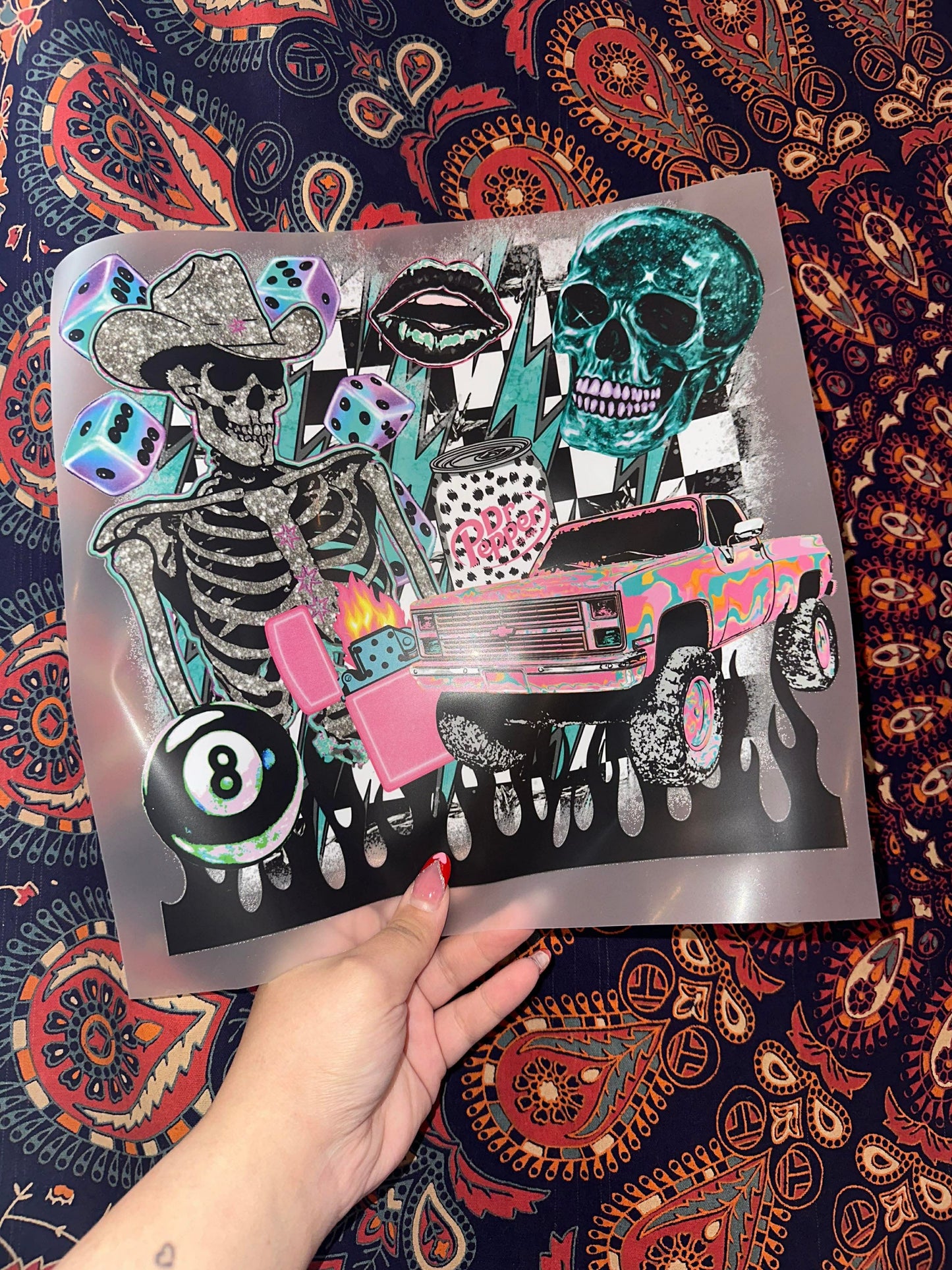 Western Skull Collage
