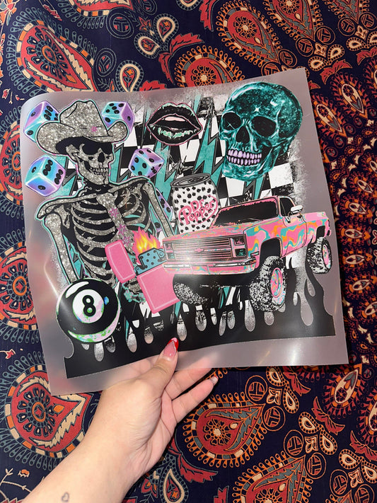 Western Skull Collage