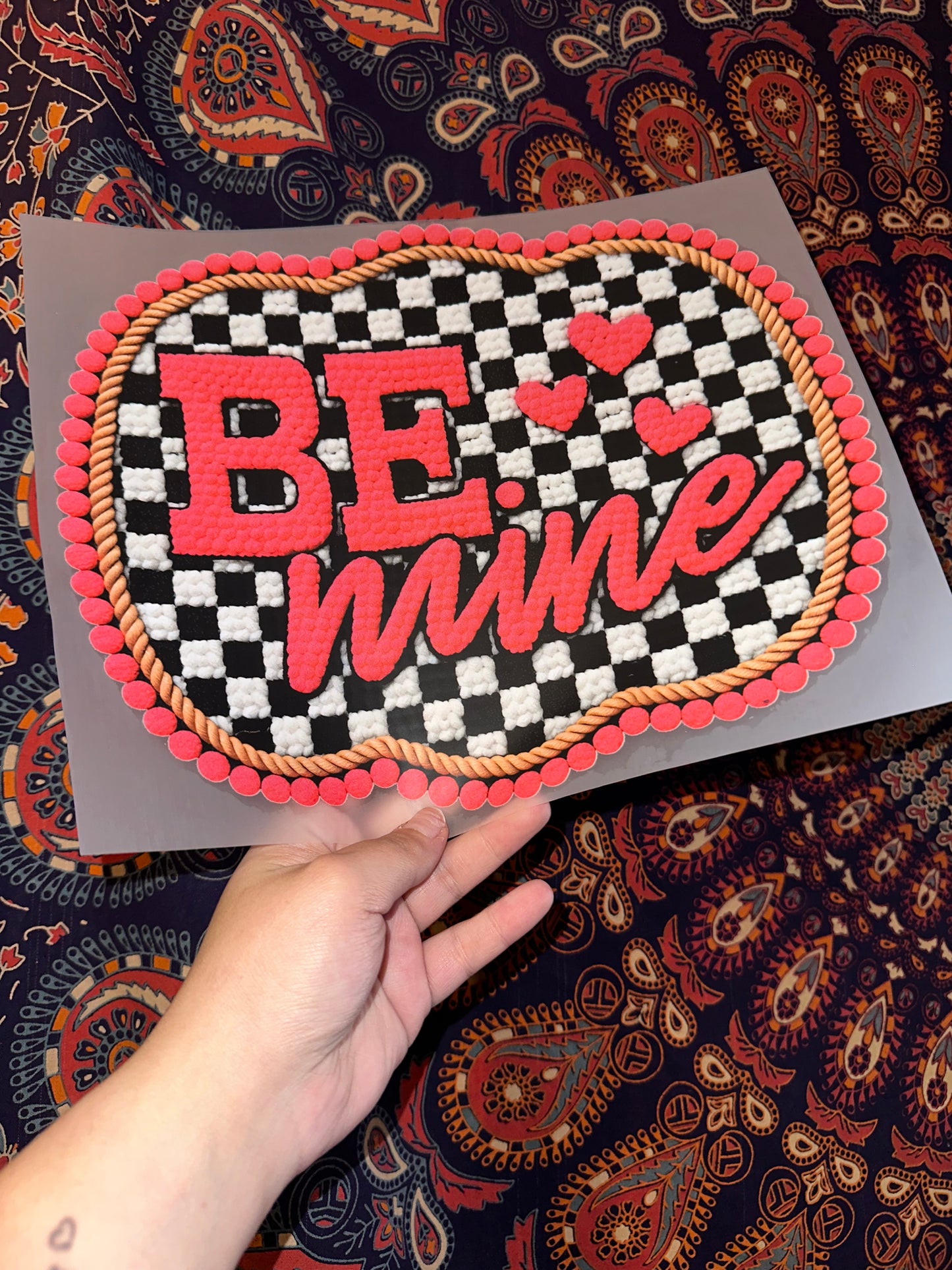 Be Mine Checkered- D