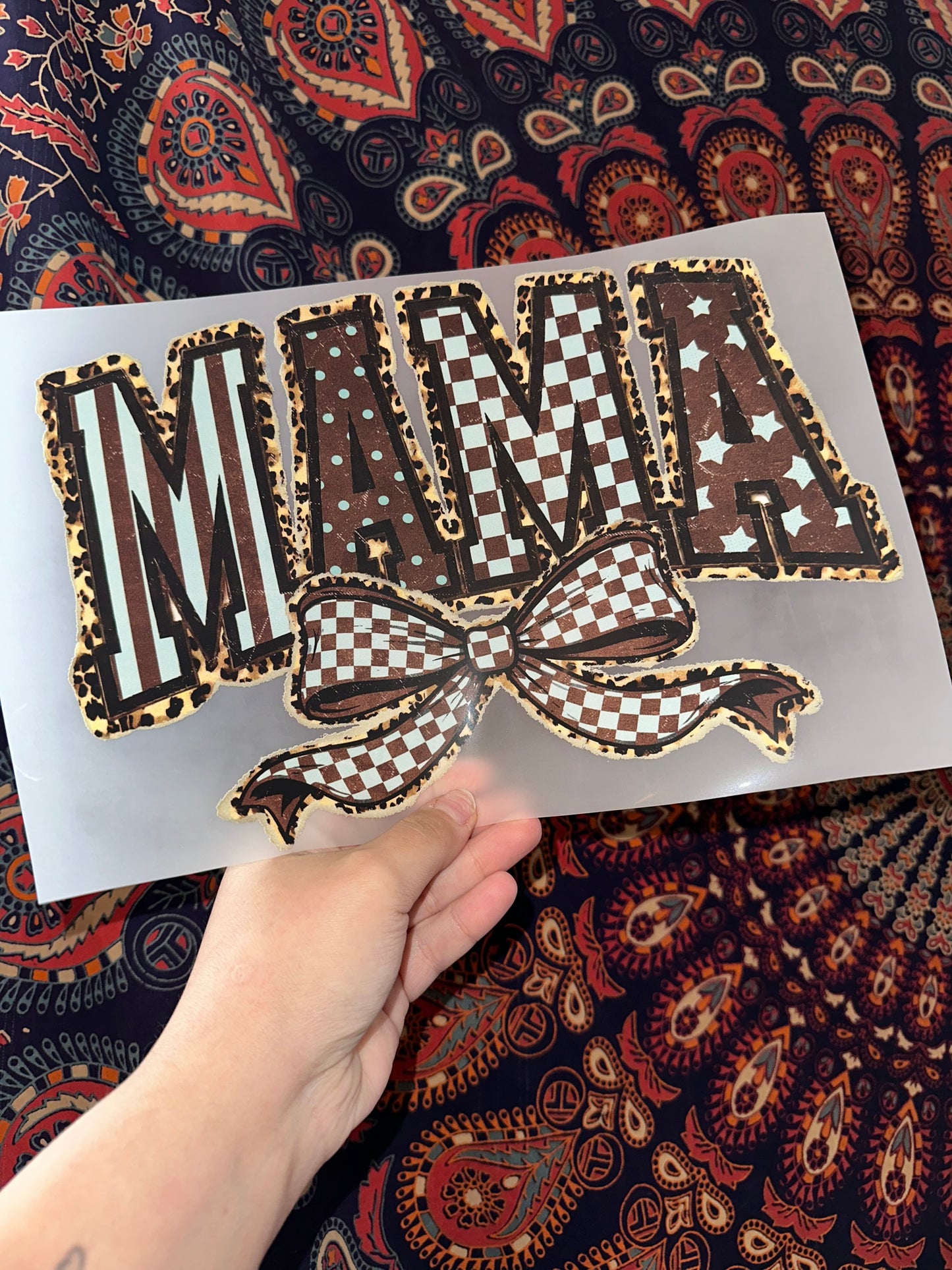 Mama Brown Pattern -H