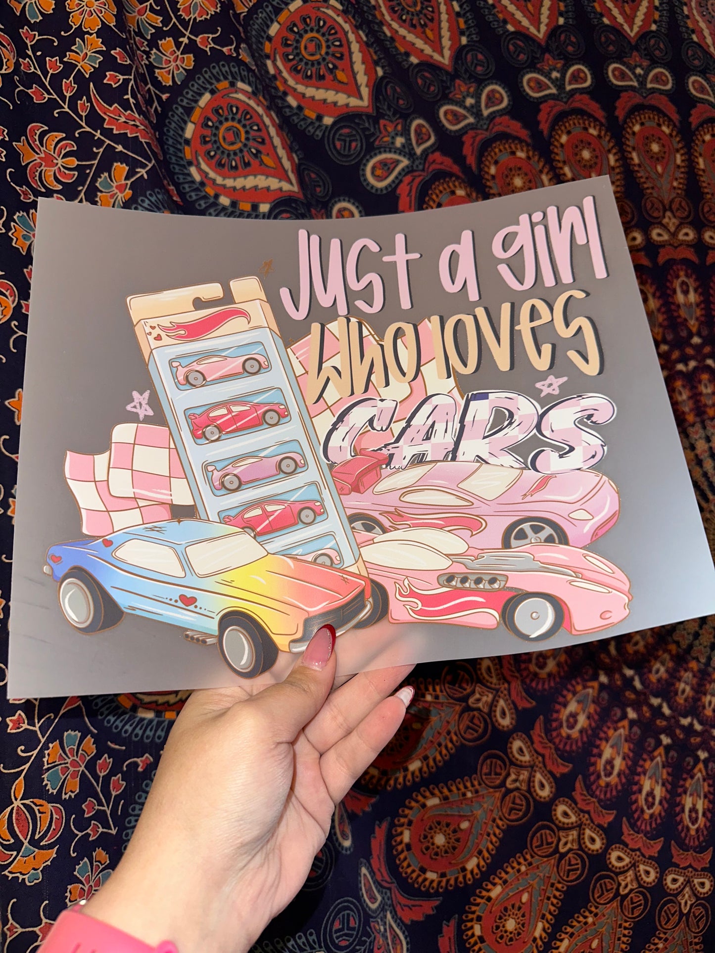 Just A Girl Who Loves Cars- C