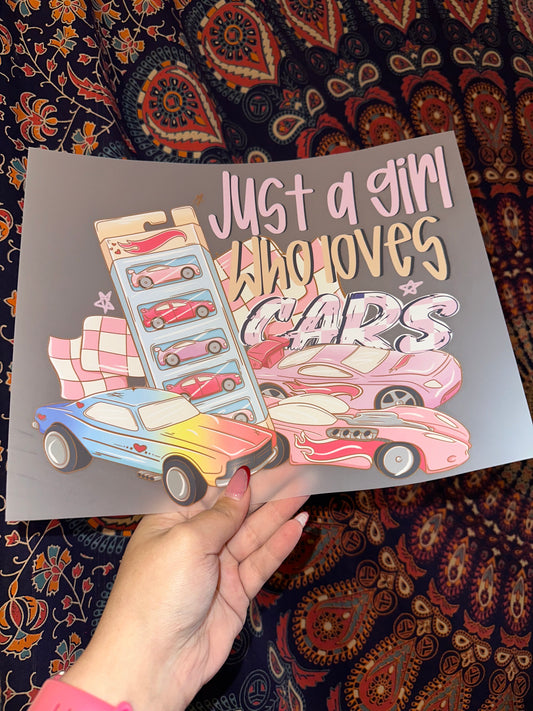 Just A Girl Who Loves Cars- C