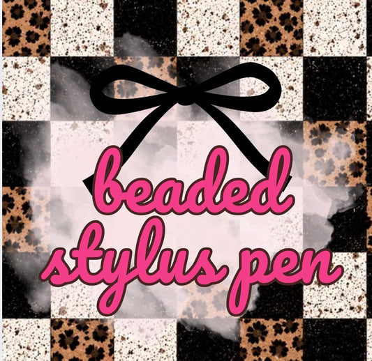 Beaded Stylus Pen