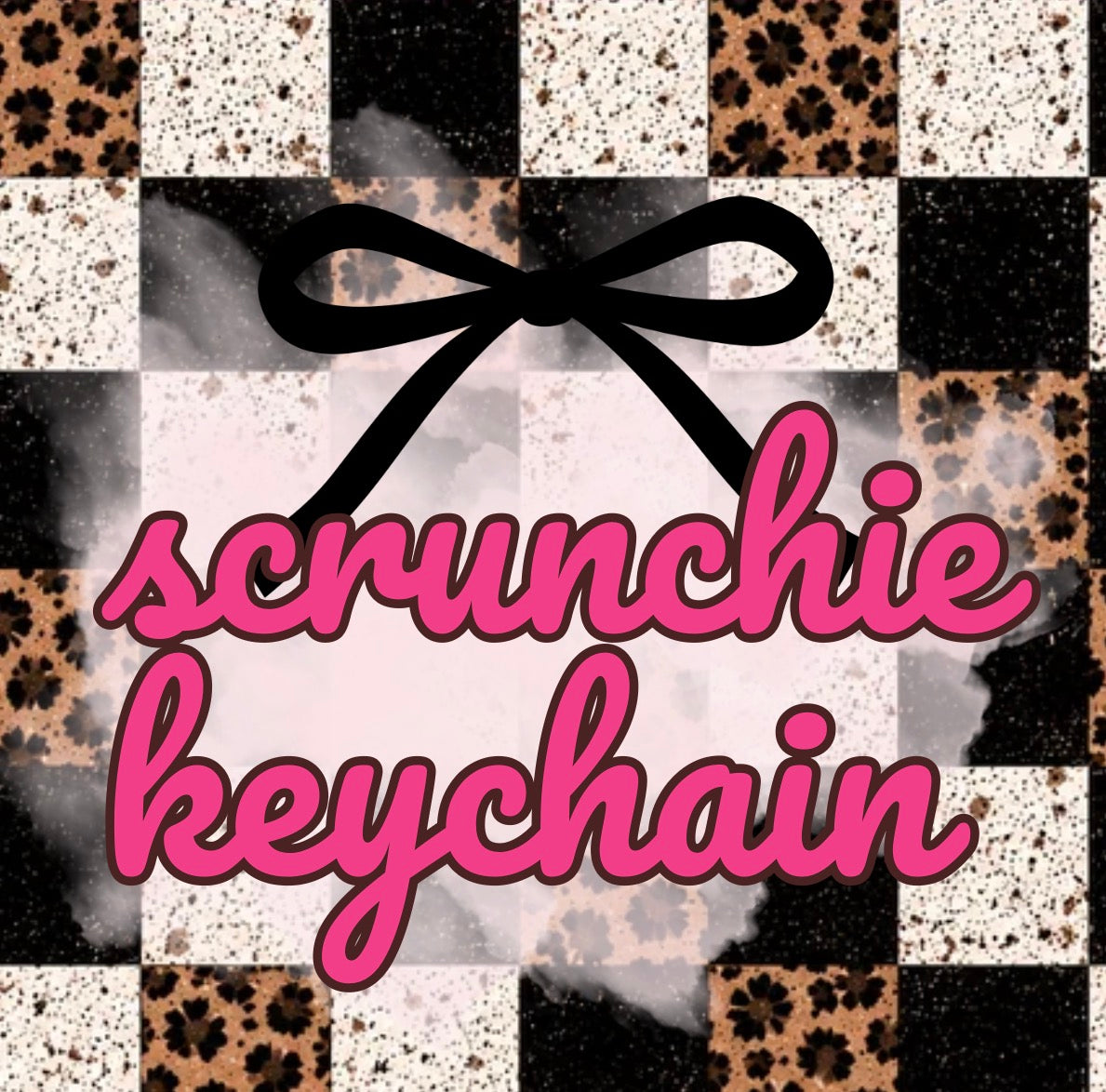 Scrunchie Keychain