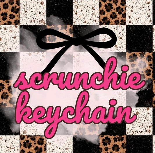 Scrunchie Keychain