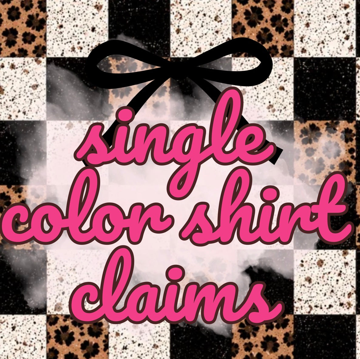 Single Color Shirt Claims