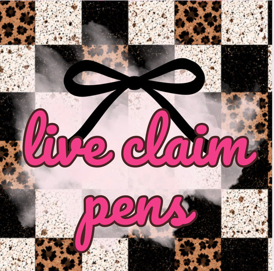 Live Claim Pens