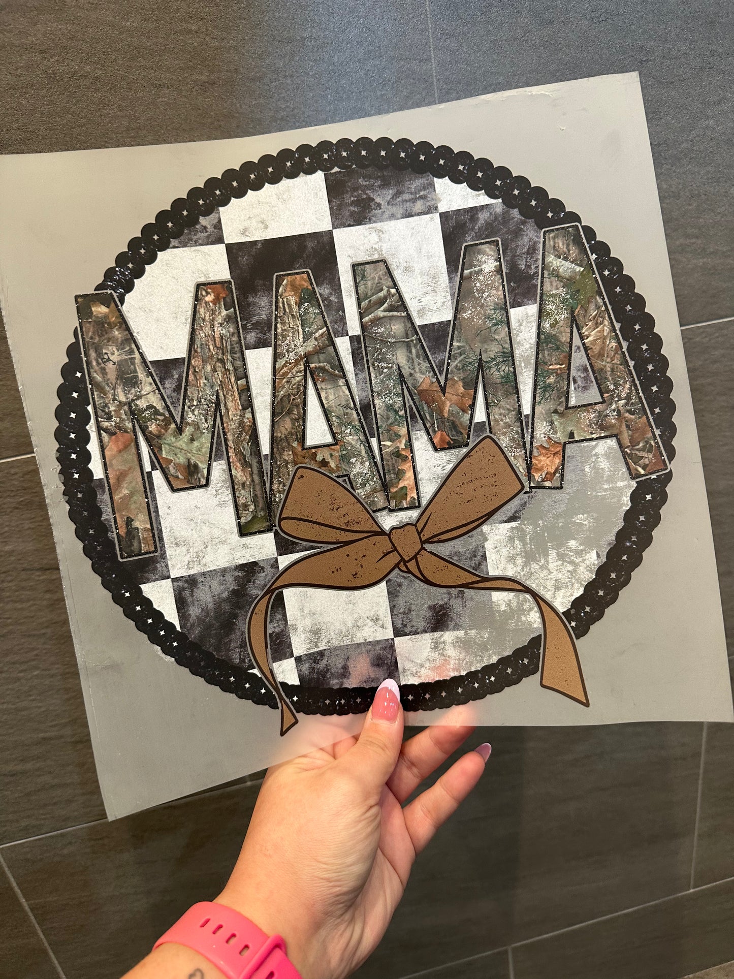 Camo Mama w/ Bow