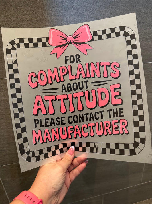 For Complaints