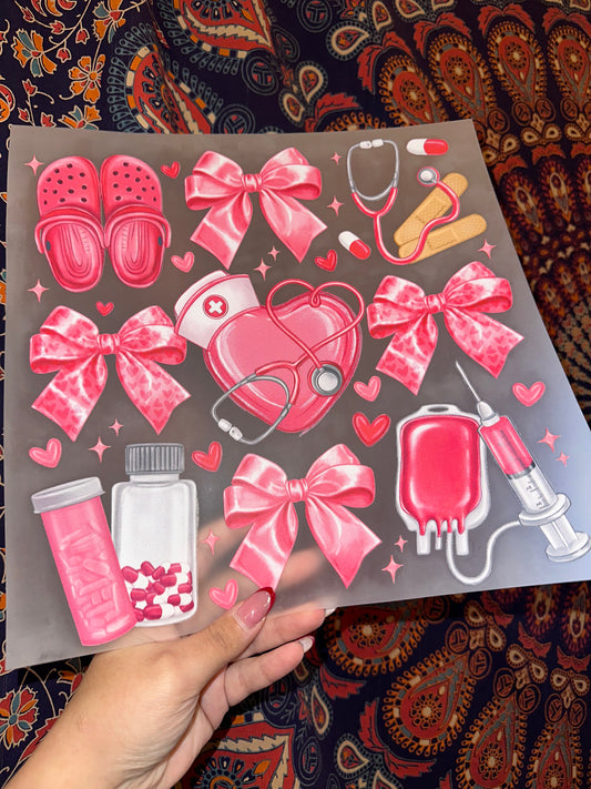 Pink Nurse Collage