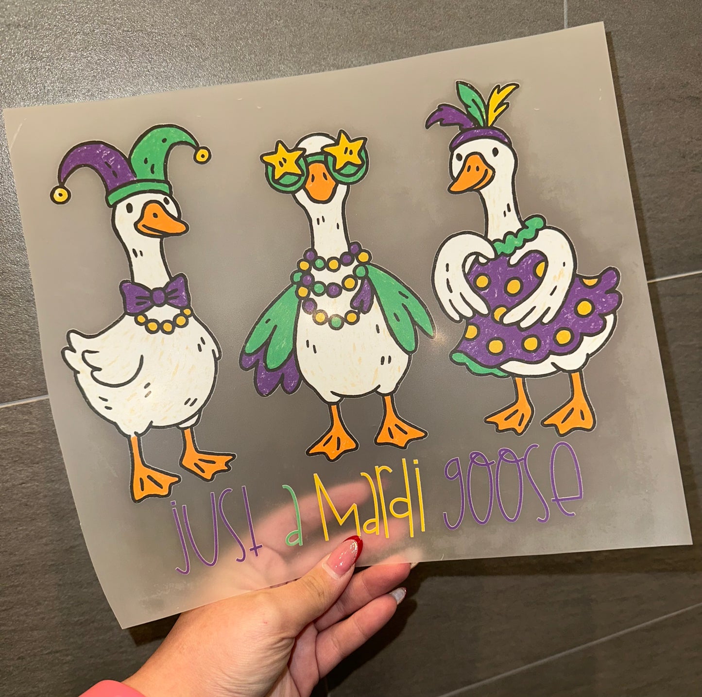 Just a Mardi Goose- F