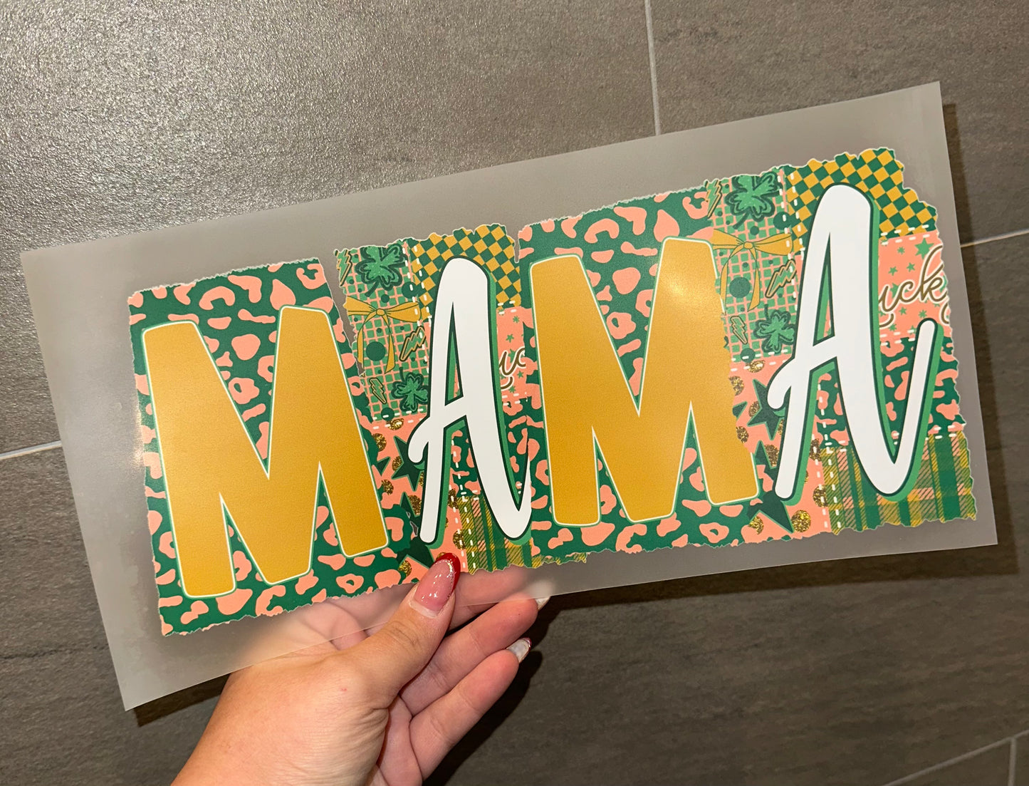 Mama Clover Gold & Green