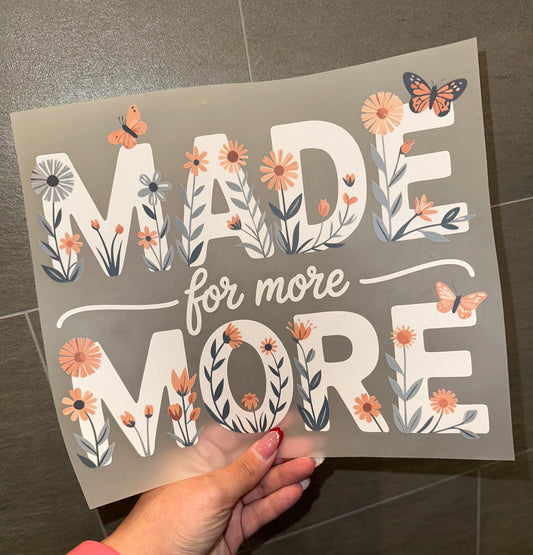 Made For More- C
