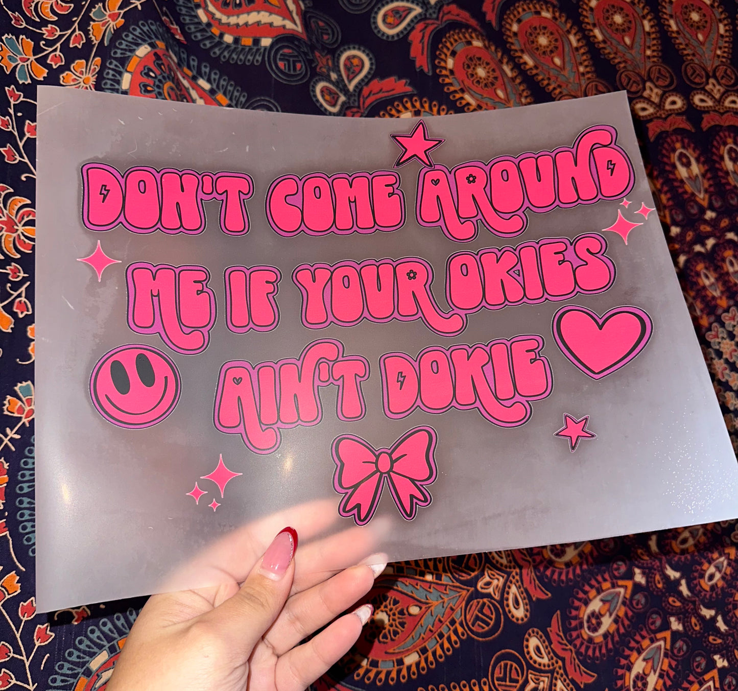 Hot Pink Don’t Come Around Me