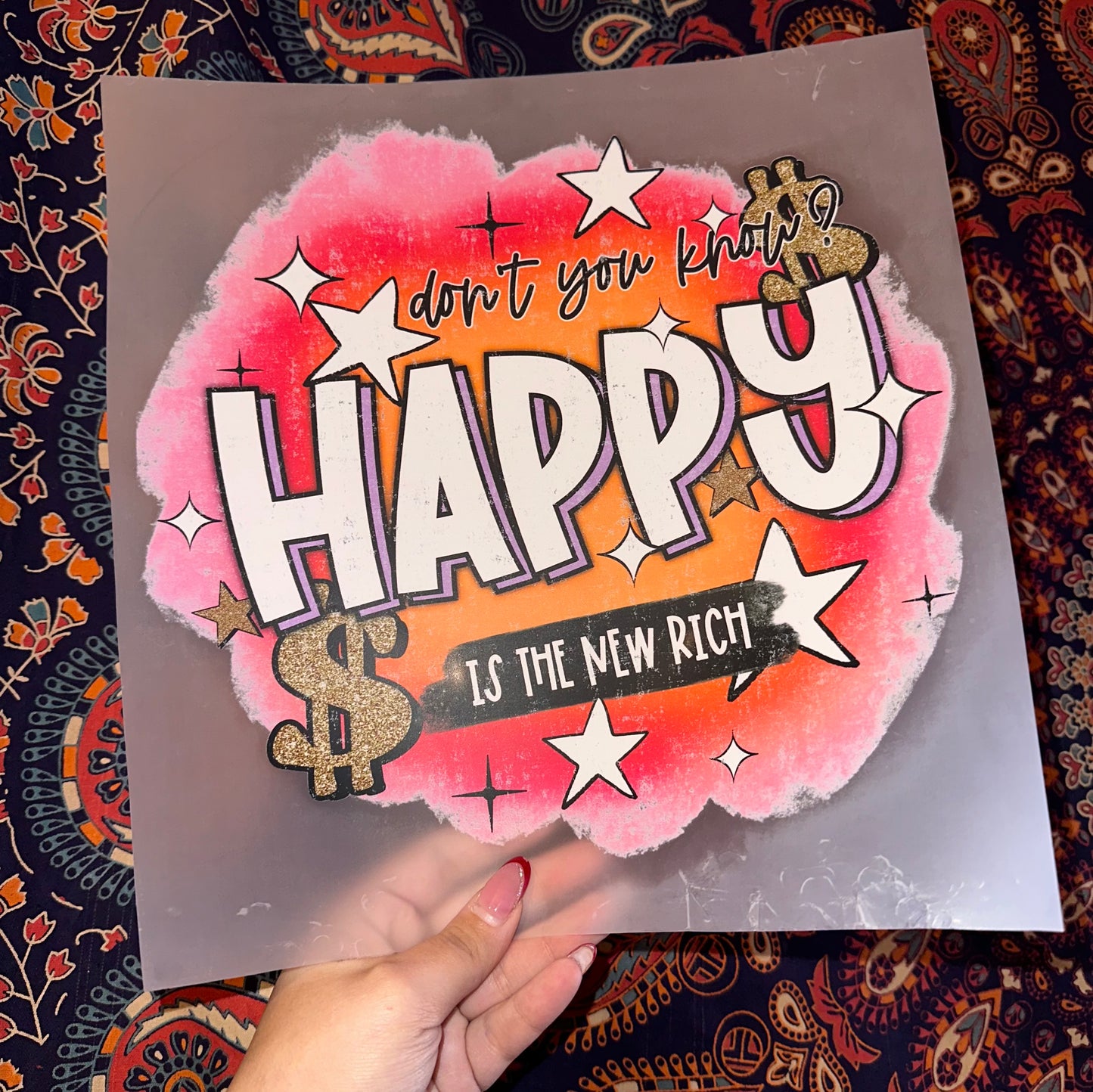 Don’t You Know Happy Is The New Rich- G