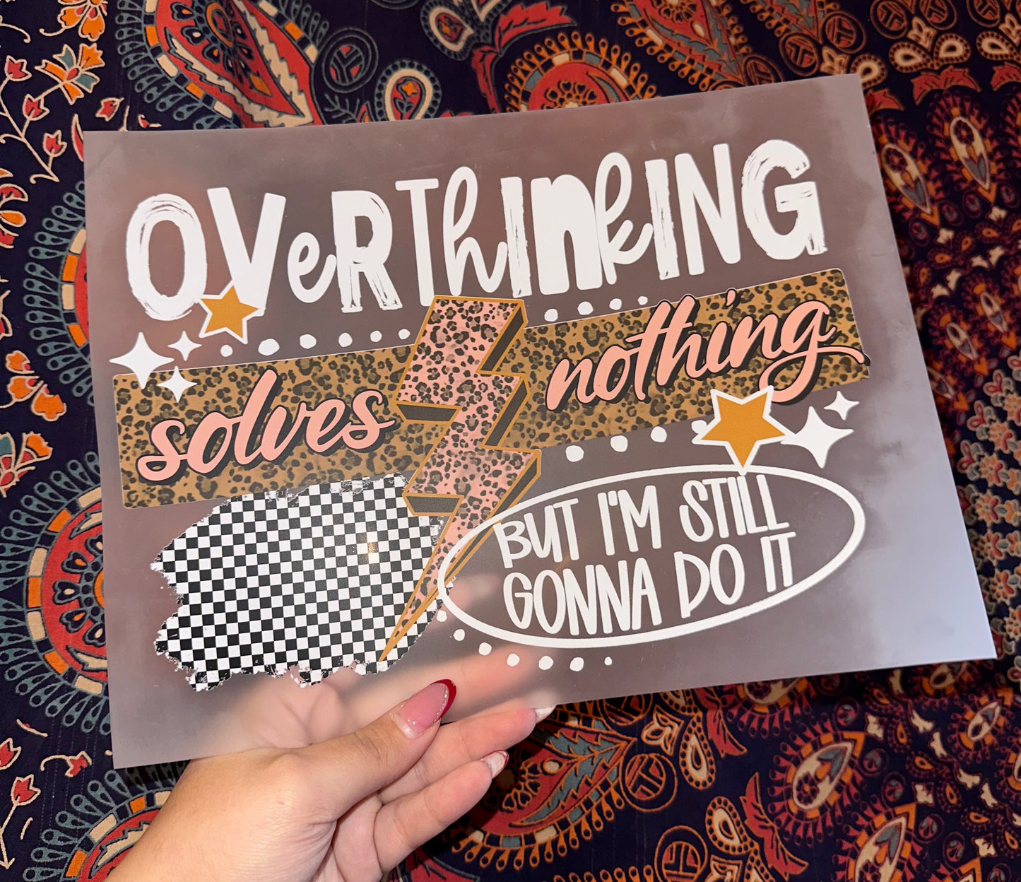 Overthinking Solves Nothing - B75