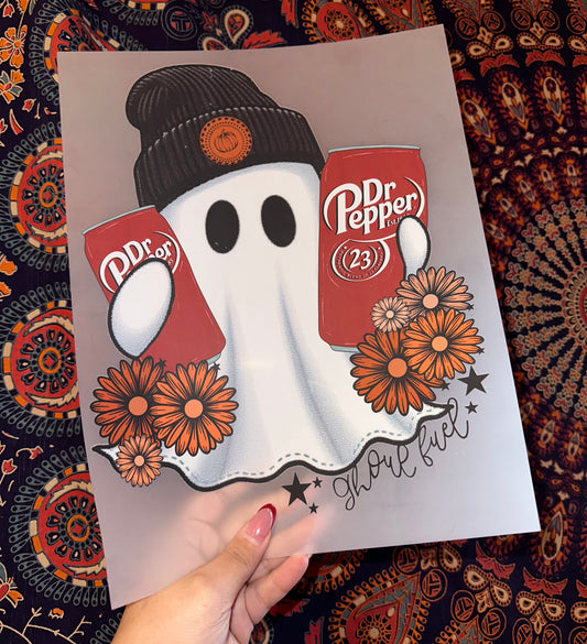 Dr. Pepper Ghost with Flowers- F12