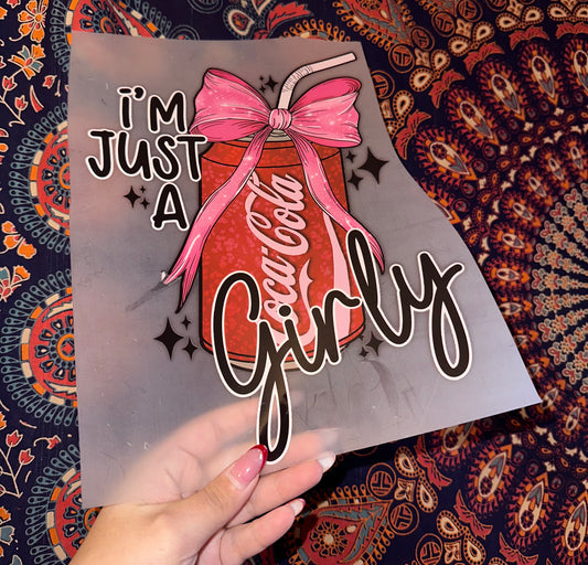 I’m Just A Coca-Cola Girly- B
