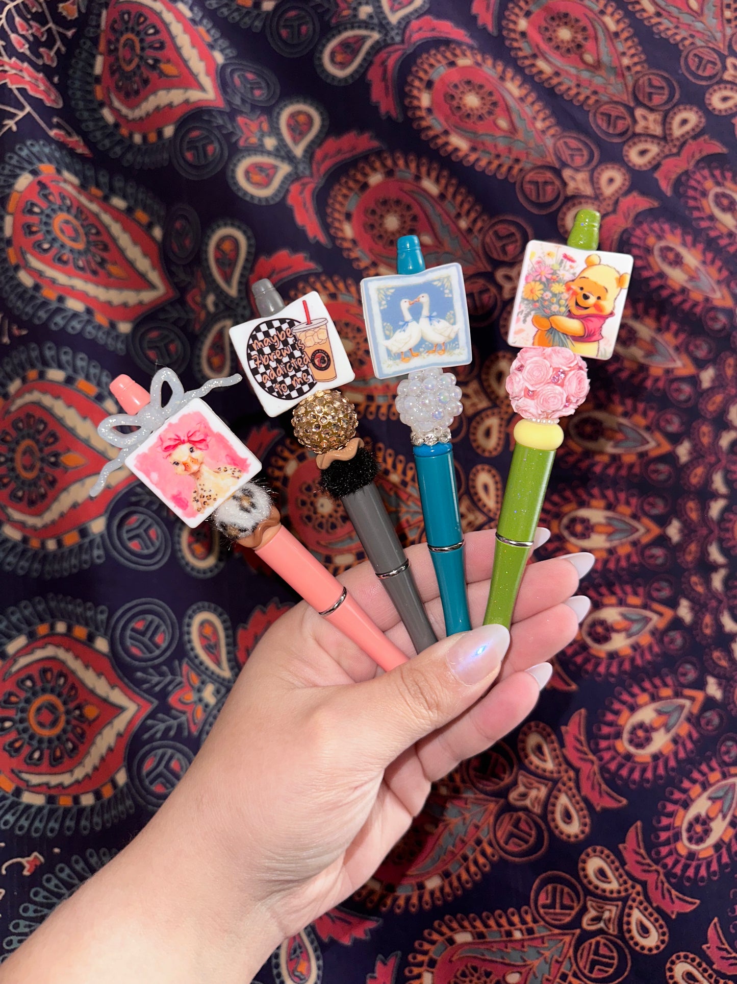 Pre-Made Beaded Pens