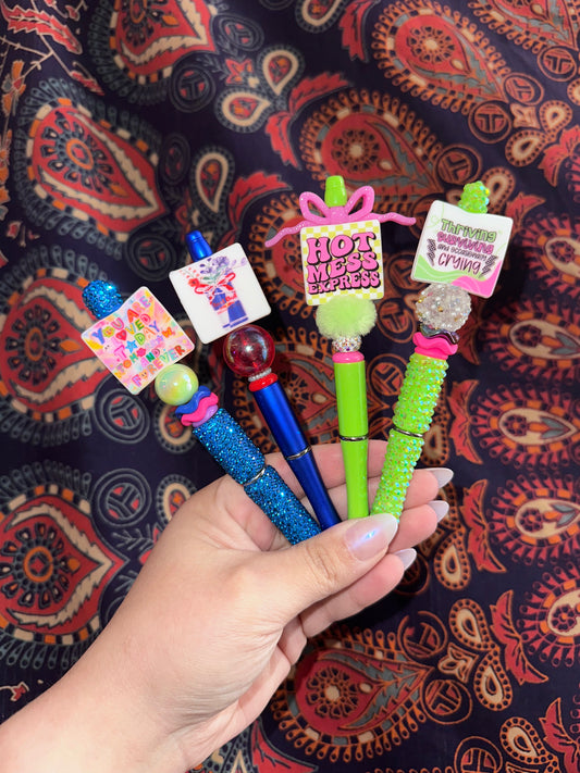 Pre-Made Beaded Pens