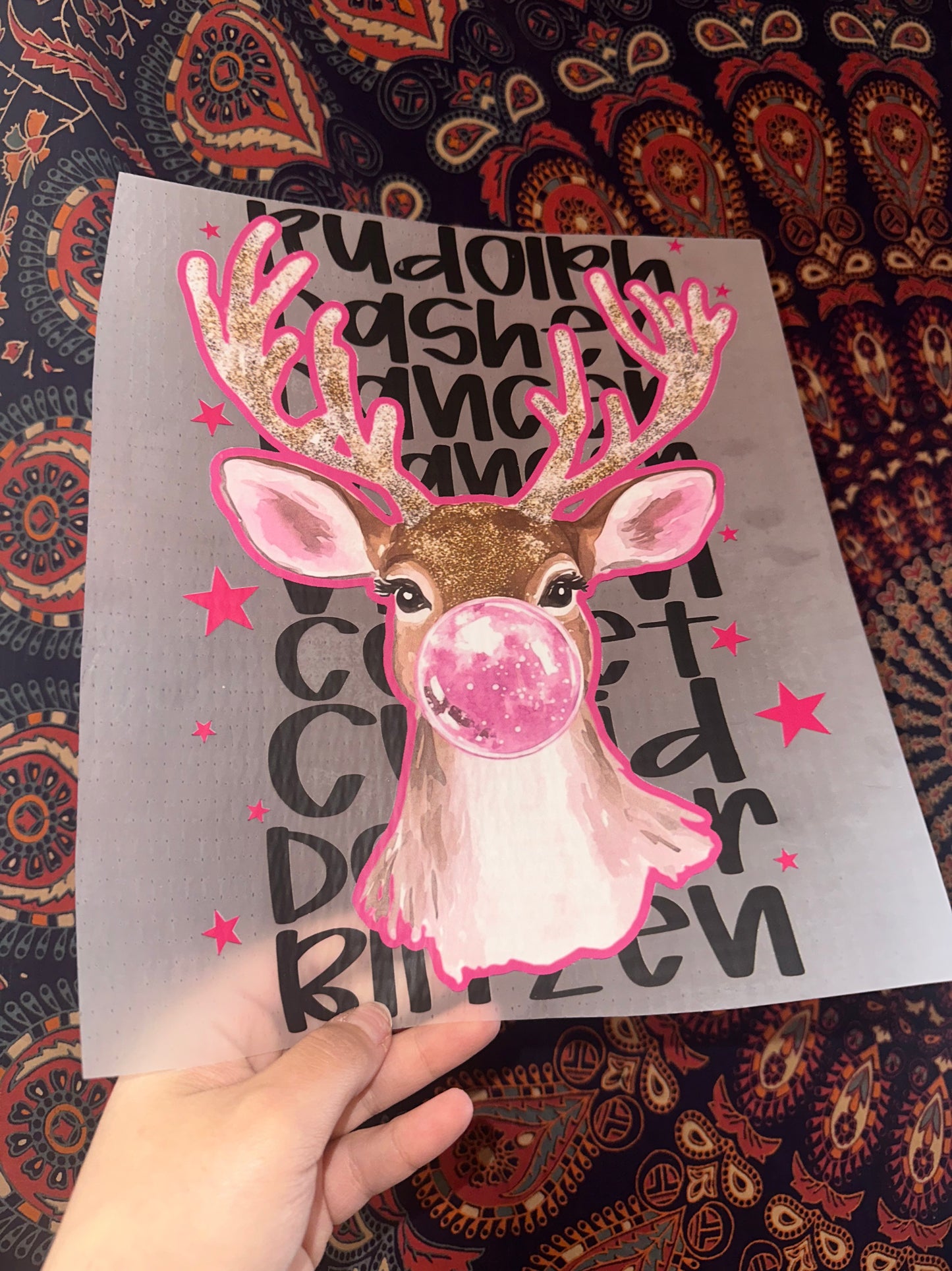 Bubblegum Reindeer -D
