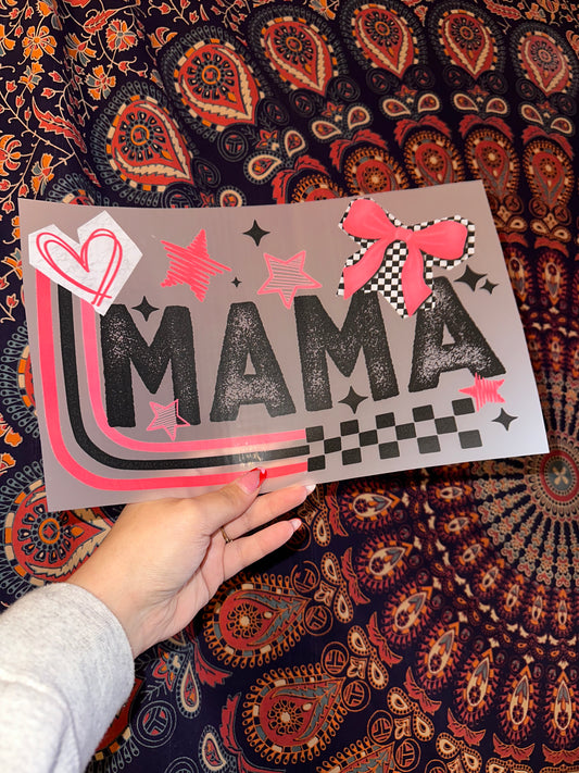 MAMA Pink & Black- G